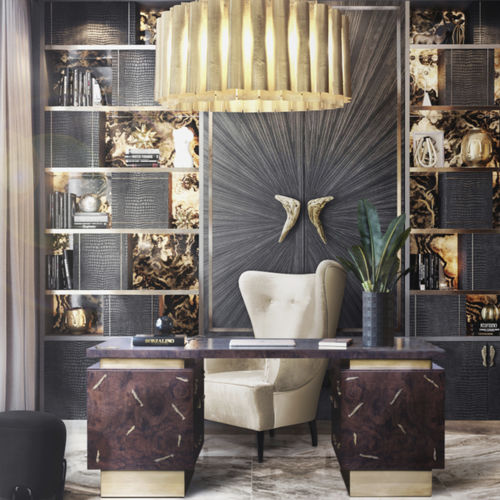 Fauteuil contemporain - CLERK - BRABBU DESIGN FORCES - en velours / à oreilles / avec dossier haut