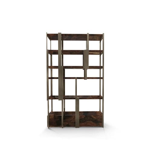 Bibliothèque modulable - CAFFEINE - BRABBU DESIGN FORCES - contemporaine / en bois laqué