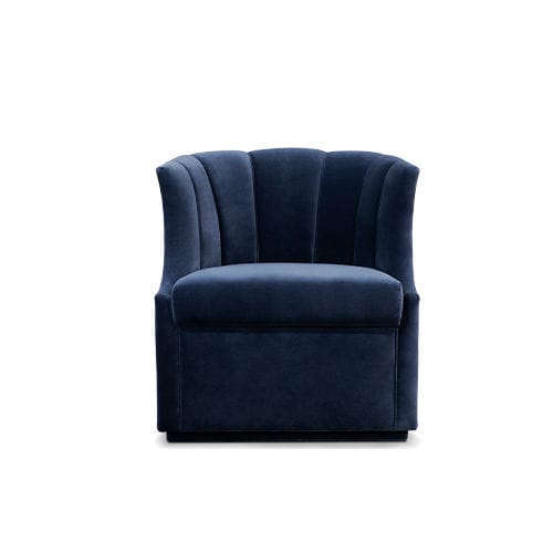 Fauteuil contemporain - BEGONIA - BRABBU DESIGN FORCES - en velours / en coton / tapissé