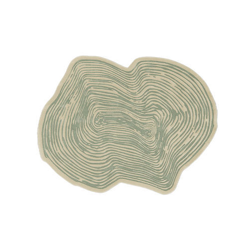 Tapis contemporain - LOODE - BRABBU DESIGN FORCES - à motif nature / capitonné / en nylon