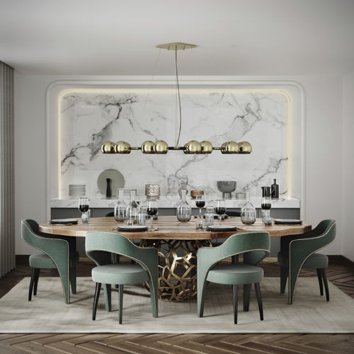 chaise de salle à manger contemporaine - BRABBU DESIGN FORCES