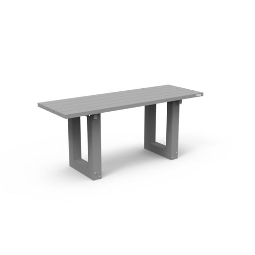 Table de pique-nique contemporaine - London  - PLAS ECO - en plastique recyclé / avec piètement en plastique / rectangulaire