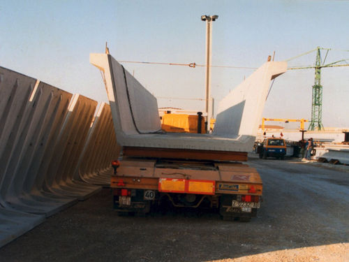 Poutre en béton précontraint - Pujol - en U / pour construction de pont