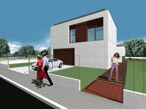 Maison écologique - PRO - Pujol - modulaire / contemporaine / à 2 étages