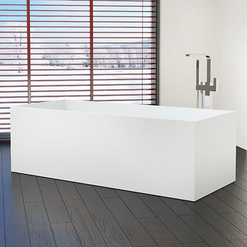 Baignoire à poser - BW-06-L - Badeloft GmbH - en fonte minérale / blanche