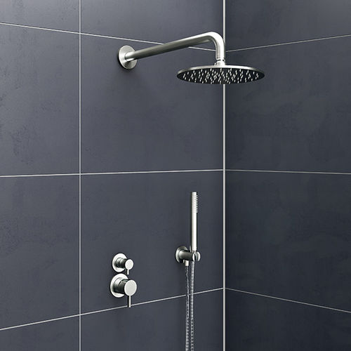 Set de douche mural - DS-01 - Badeloft GmbH - contemporain / avec douche à main / avec pommeau fixe