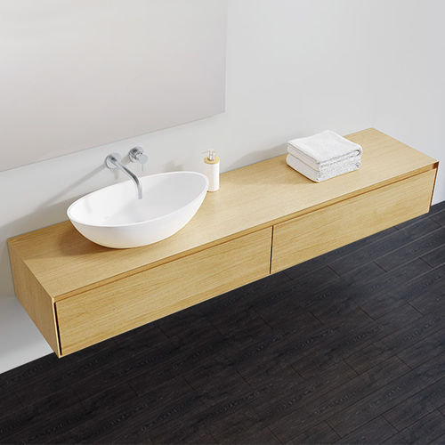 Commode murale - BM-01-XL - Badeloft GmbH - contemporaine / en MDF / en chêne naturel
