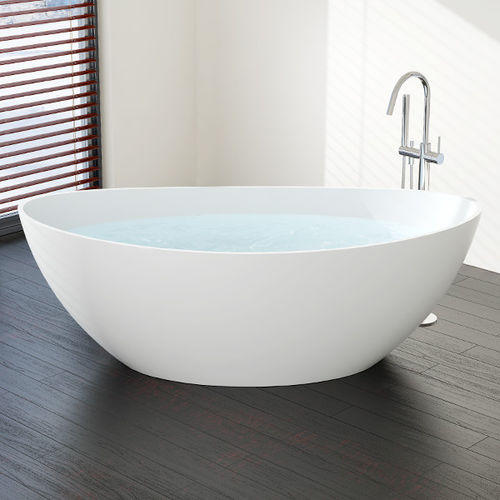 Baignoire ovale - BW-03-XL - Badeloft GmbH - en îlot / en fonte minérale