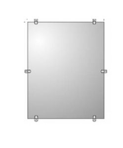 Miroir de salle de bain mural - 942 - Frost Products Ltd. - professionnel / contemporain / rectangulaire