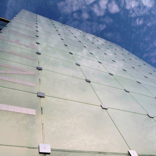 Panneau en verre pare-balles - EUROLAMEX® - Euroglas - d'absorption acoustique / feuilleté / pour bâtiment