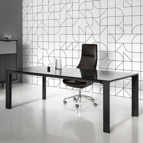 Bureau sur pied - IN - Balma - contemporain / en placage de bois / en stratifié