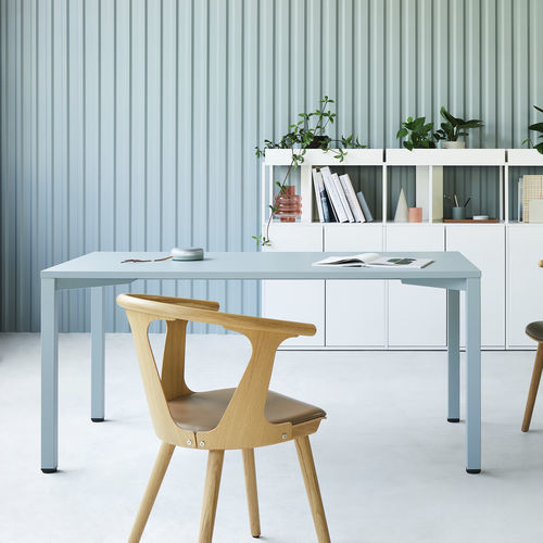 Bureau sur pied - Minimus - Balma - contemporain / en placage de bois / en contreplaqué