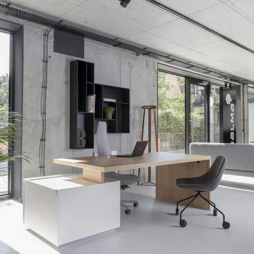 Bureau de direction - OSTIN - Balma - sur pied / contemporain / en aluminium anodisé