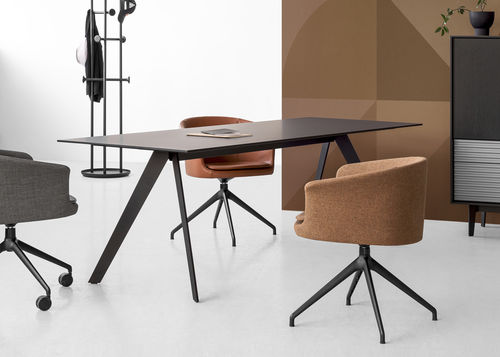 Table de réunion contemporaine - Dignis - Balma - en placage de bois / en contreplaqué / en stratifié