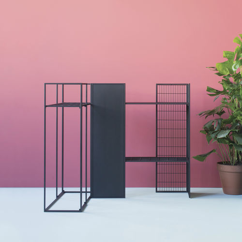 Tuteur de plantes en métal - Floo - Balma - blanc / gris / beige