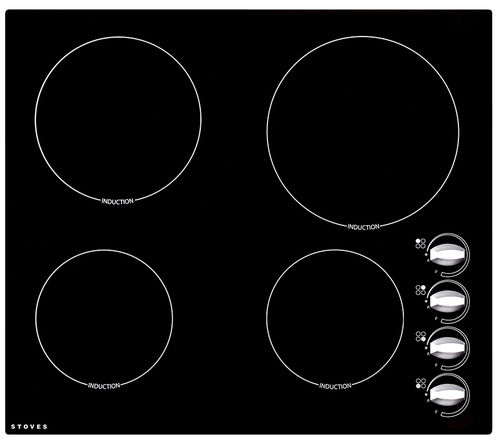 Table de cuisson à induction - SEH600IRX - Stoves - 4 foyers / encastrable / avec manettes