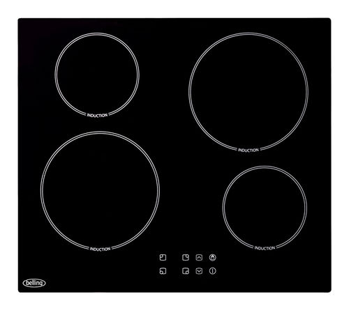 Table de cuisson à induction - IH60 - Belling - 4 foyers / encastrable / avec commandes tactiles
