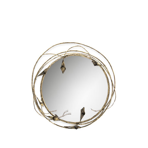 Miroir mural - STELLA - KOKET Love Happens - design original / rond / en laiton