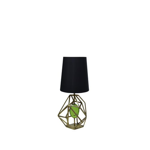 Lampe de table - GEM - KOKET Love Happens - en laiton / en tissu / contemporaine