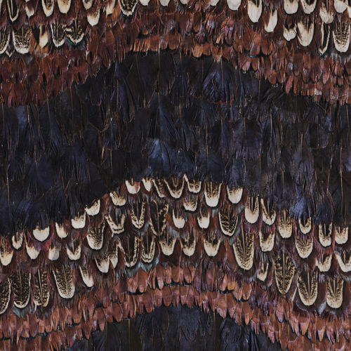 Revêtement mural pour intérieur - PEACOCK &amp; PHEASANT PURPLE WAVE - KOKET Love Happens - en plumes / résidentiel