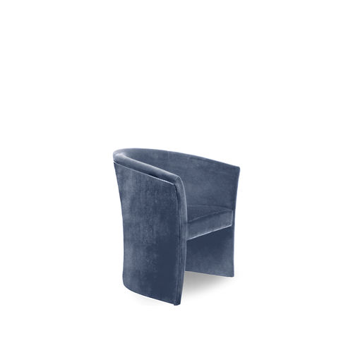 Chaise contemporaine - MARSEILLE - KOKET Love Happens - d'intérieur / en velours / avec piètement en tissu