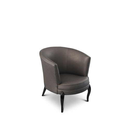 Fauteuil classique - DÉLICE - KOKET Love Happens - en tissu / gris / marron