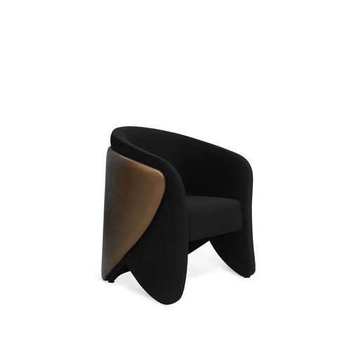 Chaise contemporaine - DENISE - KOKET Love Happens - d'intérieur / en tissu / tapissée