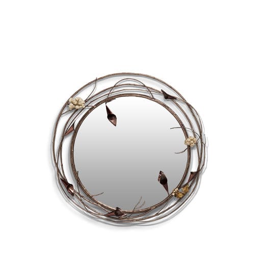 Miroir mural - STELLA CRYSTALIZED - KOKET Love Happens - design original / rond / en cuivre