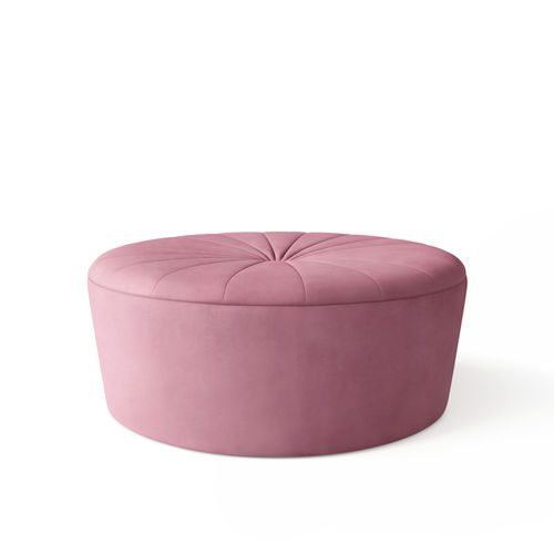 Ottoman contemporain - SAINT-TROPEZ - KOKET Love Happens - en tissu / rond / sur mesure