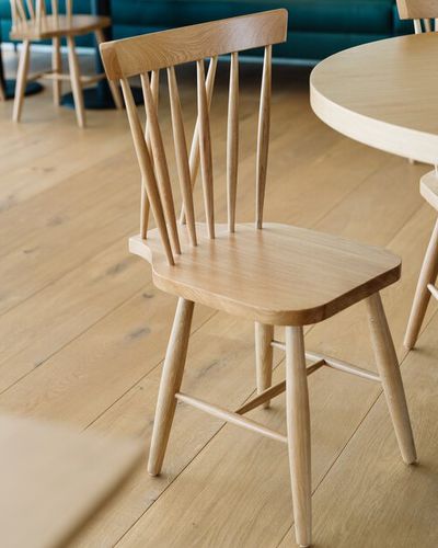 Chaise de salle à manger contemporaine - R&B - Branca-Lisboa - d'intérieur / en chêne / en frêne