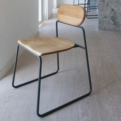 Chaise contemporaine - FIO - Branca-Lisboa - d'intérieur / d'extérieur / en tissu