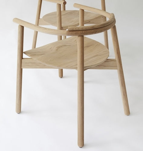 Chaise contemporaine - MARS - Branca-Lisboa - d'intérieur / en chêne / en frêne