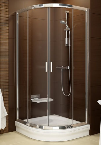 Paroi de douche coulissante - BLIX: BLCP4 - RAVAK - courbée / d'angle
