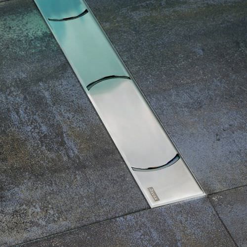 Caniveau de douche en acier inox - CHROME - RAVAK