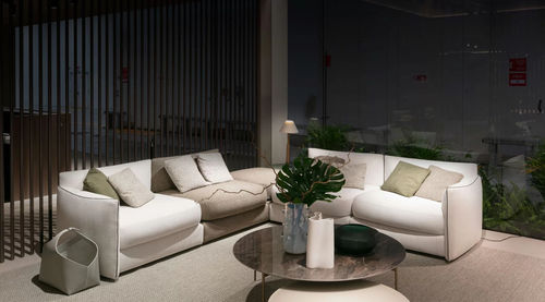 Canapé modulable - Joy - Presotto - contemporain / en tissu / blanc