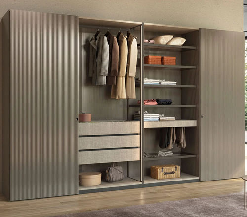 Armoire contemporaine - KabinArmadio® - Presotto - en verre / en mélaminé / à portes pliantes
