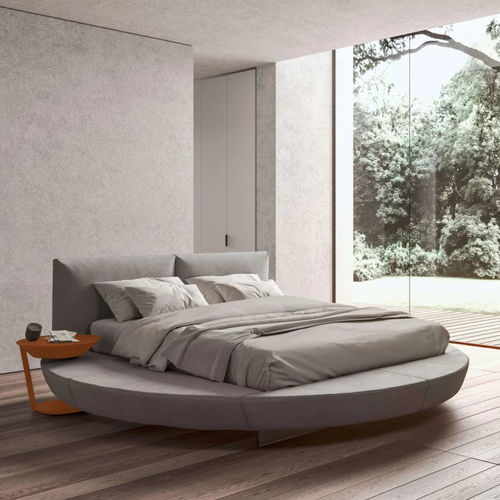 Lit rond - Zero - Presotto - double / contemporain / tapissé