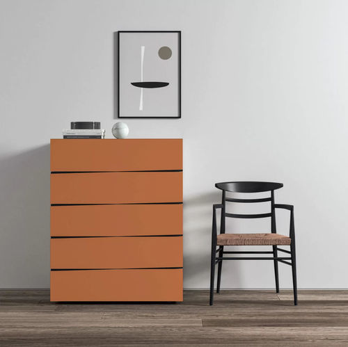 Commode haute - Jazz - Presotto - contemporaine / en MDF / en bois laqué mat