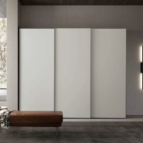 Armoire contemporaine - Glass - Presotto - en verre laqué / en aluminium / à portes battantes