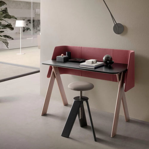 Bureau sur pied - Squid - Presotto - contemporain / en bois / droit
