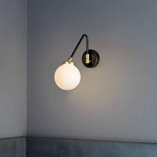 Applique murale contemporaine - ARRAY SINGLE - cto lighting - d'intérieur / en laiton / en verre opalescent