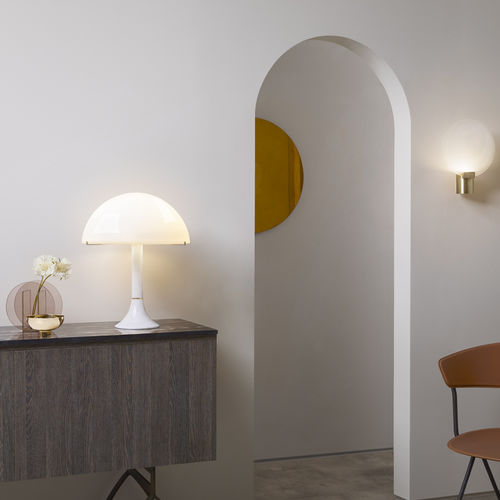 Lampe de table - BLOOMSBURY - cto lighting - en laiton / en verre opalescent / en marbre
