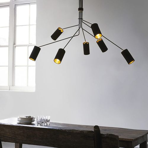Lustre contemporain - ARRAY - cto lighting - en laiton / en coton / à LED