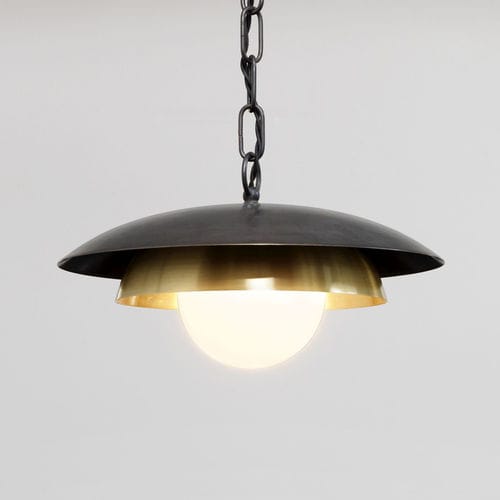 Suspension - CARAPACE - cto lighting - en métal / en verre opalescent / contemporaine