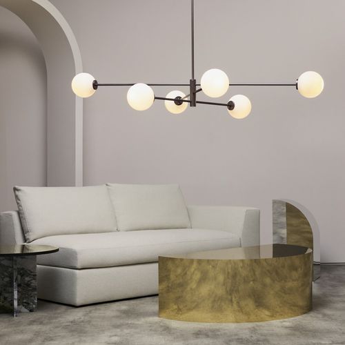 Lustre contemporain - TREVI - cto lighting - en verre / à LED / halogène