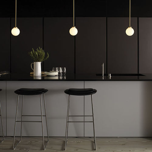 Suspension - MEZZO - cto lighting - en métal / en verre opalescent / contemporaine