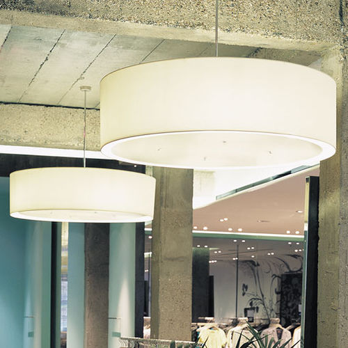 Suspension - DRUM - cto lighting - en métal / en soie / contemporaine
