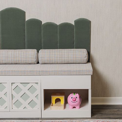 Tissu d'ameublement - 4511 PLAYGROUND - BRENTANO - à motif géométrique / en polyester / grande largeur