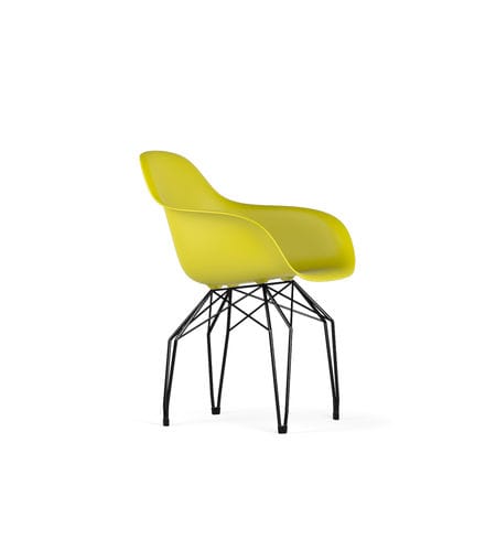 Chaise contemporaine - DIAMOND V9 - Kubikoff - d'intérieur / en polypropylène / avec piètement en métal