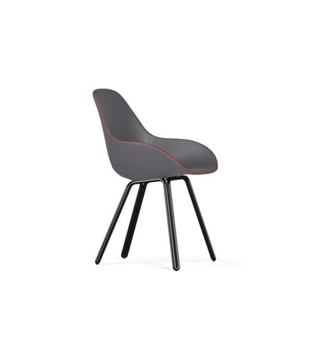 Chaise contemporaine - DOUBLE DIMPLE TAILORED - Kubikoff - d'intérieur / en tissu / en cuir